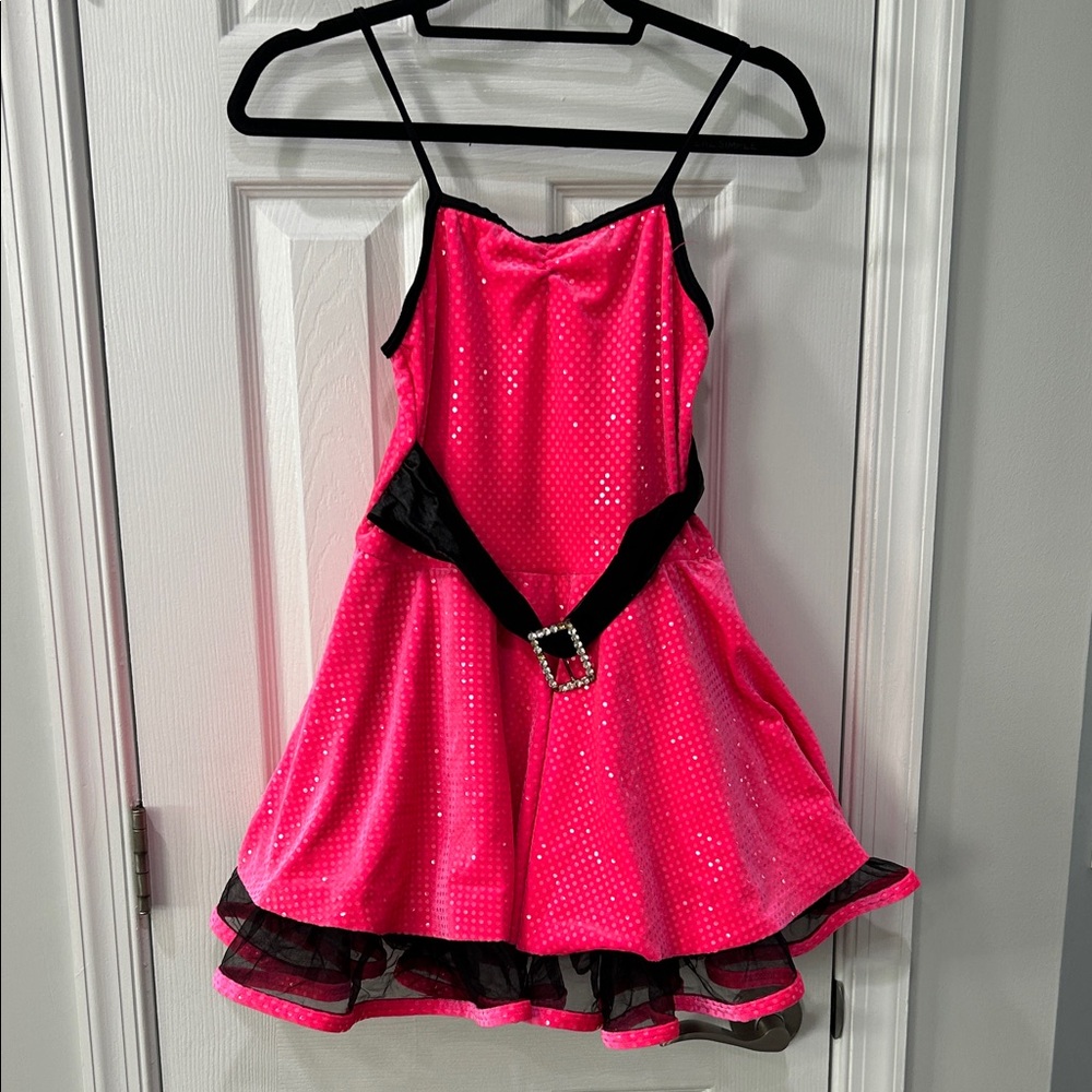 Sparkling Pink Kids Costume Dress